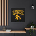 One Man's Misfortune Is Another Man's Opportunity - Coach Tomlin Quote - Canvas Gallery Wrap Wall Art Canvas Printify 36″ x 36″ 1.25"