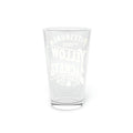 Pittsburgh Yellow Jackets Text Pint Glass  Vintage Ice Hockey   