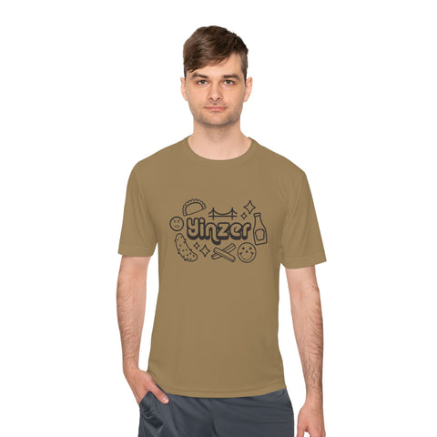Yinzer Icon Doodles - Sport-Tek Unisex Moisture Wicking Tee