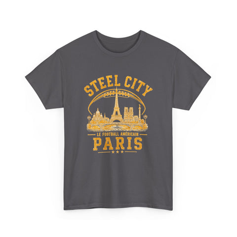 Pittsburgh Steel City Paris 2026 - Unisex Heavy Cotton Tee