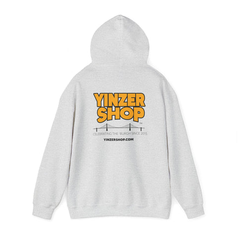 YinzerShop Serving Since 2015 - Gildan 18500 -Unisex Heavy Blend™ Hooded Sweatshirt Hoodie Printify S Ash