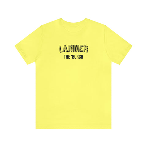 Larimer - The Burgh Neighborhood Series - Unisex Jersey Short Sleeve Tee T-Shirt Printify Yellow S 