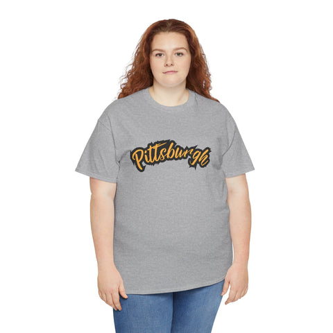 Pittsburgh Grunge - Unisex Heavy Cotton Tee