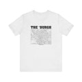 The 'Burgh Retro Map   - Short Sleeve Tee T-Shirt Printify Ash S 