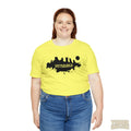 Pittsburgh Splash Skyline T-Shirt  - Unisex bella+canvas 3001 T-Shirt Printify   