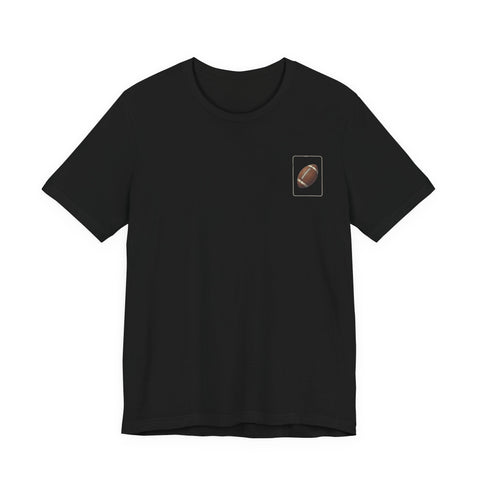 Benchwarmer Dog Football T‑Shirt — "Benched Again Somehow" Graphic Tee