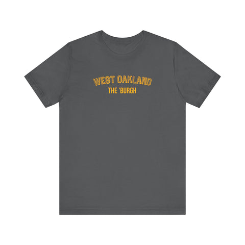 West Oakland - The Burgh Neighborhood Series - Unisex Jersey Short Sleeve Tee T-Shirt Printify Asphalt S