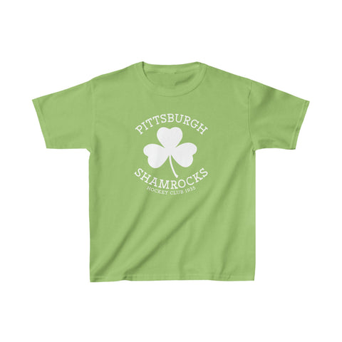 Pittsburgh Shamrocks T-Shirt (Youth) T-Shirt Vintage Ice Hockey   