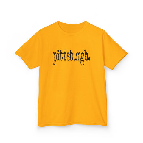 Pittsburgh Typewriter Kids Graphic T-Shirt
