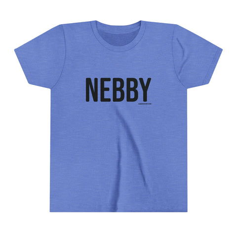 Nebby - Youth Short Sleeve Tee Kids clothes Printify Heather Columbia Blue S