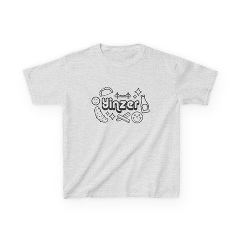 Yinzer Icon Doodles - Kids Graphic T-Shirt