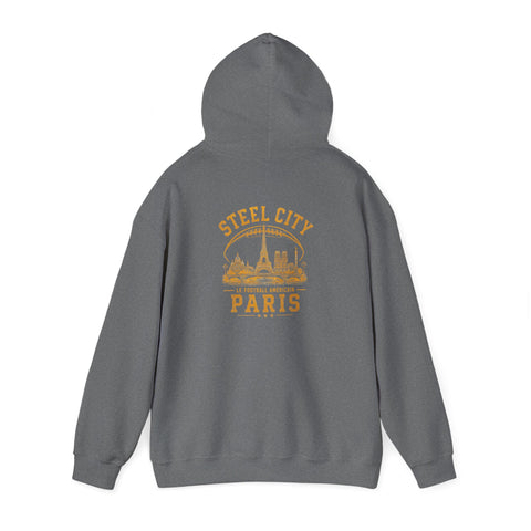 Steel City Paris - Unisex Heavy Blend™ Hooded Sweatshirt (Design on Back)