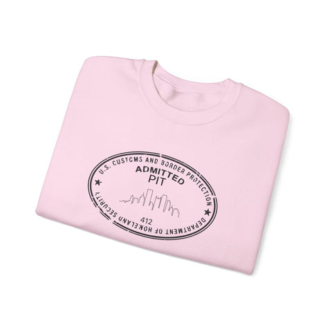 Pittsburgh Border Stamp - Heavy Blend™ Crewneck Sweatshirt