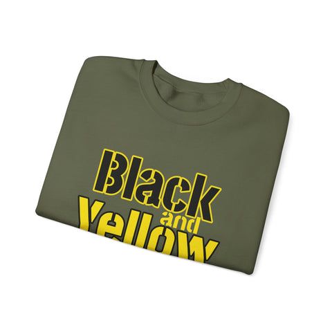 Pittsburgh Black and Yellow - Heavy Blend™ Crewneck Sweatshirt