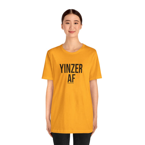 Yinzer AF - Short Sleeve Tee T-Shirt Printify   