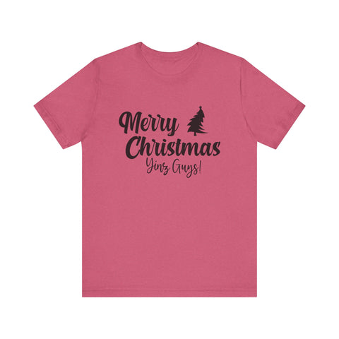 Merry Christmas Yinz! - Unisex Jersey Short Sleeve Tee