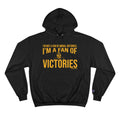 Victories - Tomlin Quote - Champion Hoodie Hoodie Printify Black S 