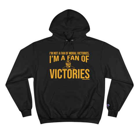 Victories - Tomlin Quote - Champion Hoodie Hoodie Printify Black S 