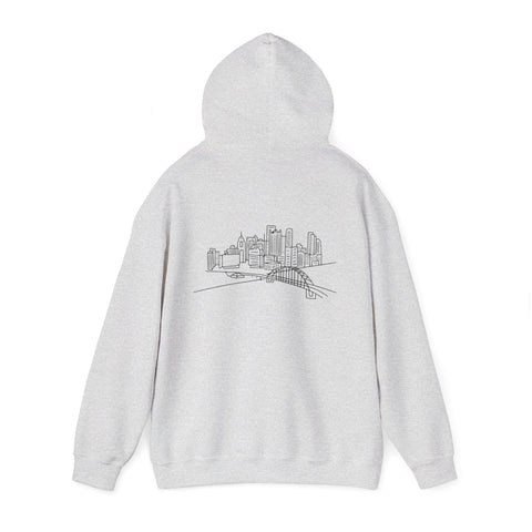 Pittsburgh Skyline Unisex Heavy Blend™ Hooded Sweatshirt