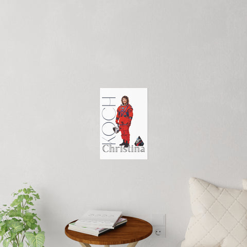 Astronaut Christina Koch Portrait Wall Decal