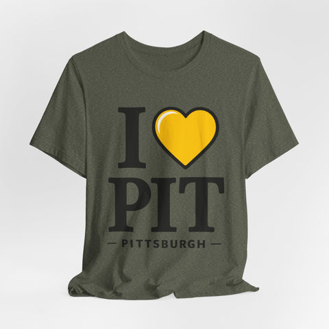 I Heart PIT - Unisex Jersey Short Sleeve Tee
