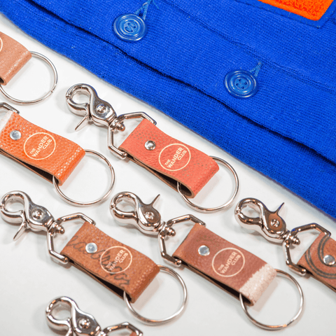 Football Wanderchain – Handcrafted Football Keychain & Portable Token Organizer