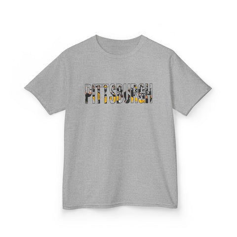 Pittsburgh Football Players - Kids Graphic T-Shirt