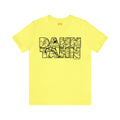 Dahntahn Map - Short Sleeve Tee T-Shirt Printify Yellow S 