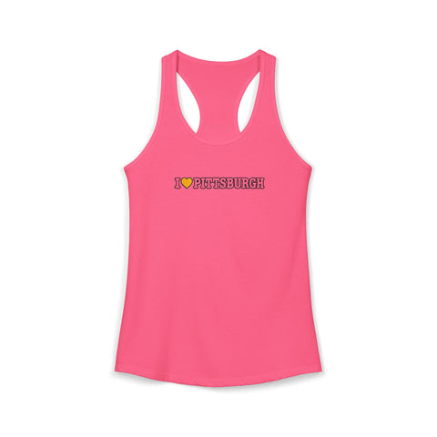 I Love Pittsburgh Women's Ideal Racerback Women's Tank