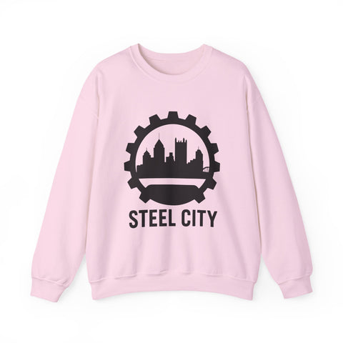 Steel City Gear Skyline - Heavy Blend™ Crewneck Sweatshirt