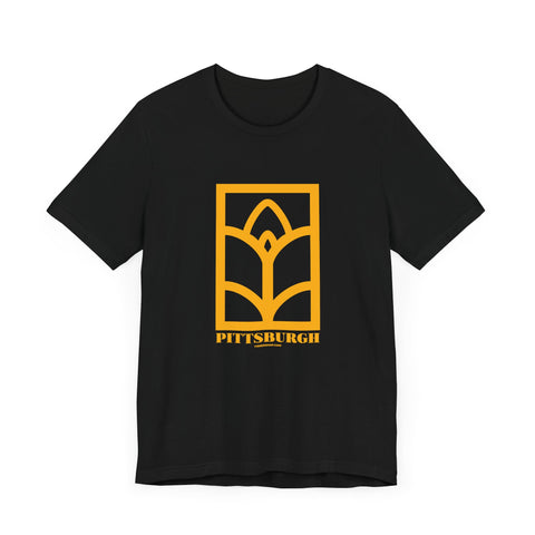 Pittsburgh Bridge Iron Motif  - Short Sleeve Shirt