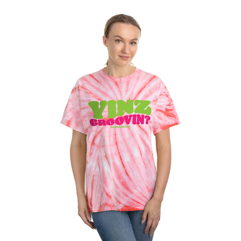 Yinz Groovin? Tie-Dye Tee, Cyclone T-Shirt Printify