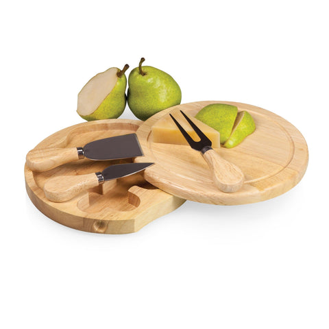 West Virginia Mountaineers - Brie Cheese Cutting Board & Tools Set  Picnic Time Family of Brands   