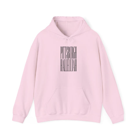 Pittsburgh Hallelujah Typography Hoodie