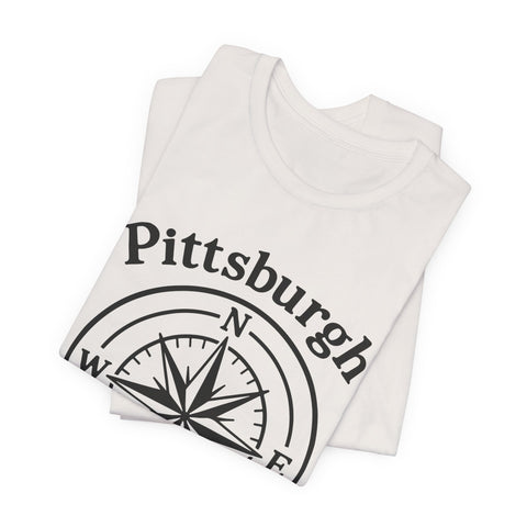 Pittsburgh Compass - Unisex Jersey Short Sleeve Tee
