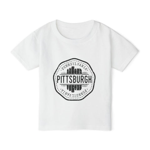 Pittsburgh Vintage Stamp - Toddler T-Shirt