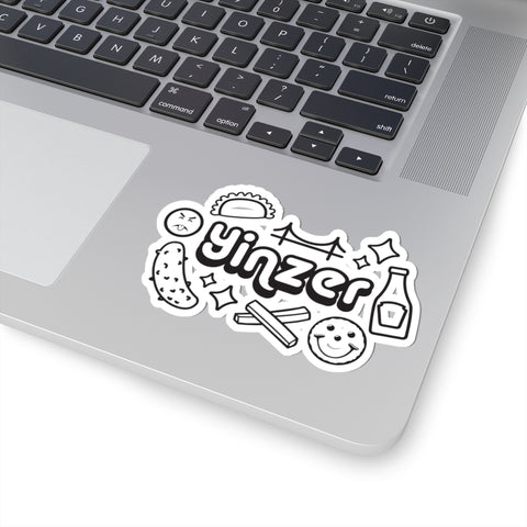 Yinzer Icon Doodles -  Kiss-Cut Stickers