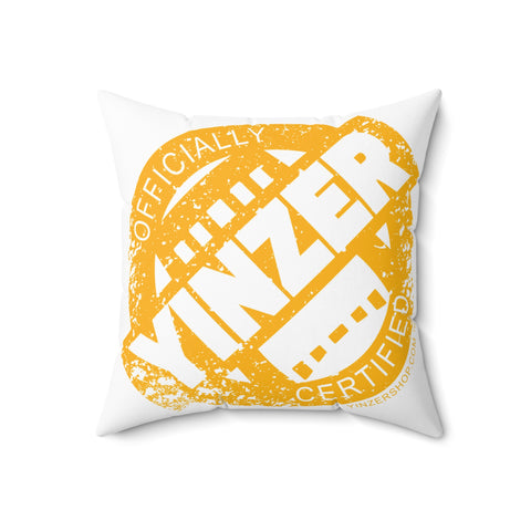 Yinzer Certified Spun Polyester Square Pillow