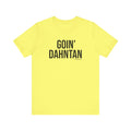 Pittsburgh GOIN' DAHNTAHN T-Shirt - SHORT SLEEVE TEE T-Shirt Printify Yellow S 