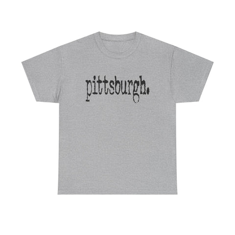 Pittsburgh Typewriter Unisex Heavy Cotton Tee