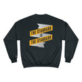 The Standard Is The Standard - Banner - Champion Crewneck Sweatshirt Sweatshirt Printify   