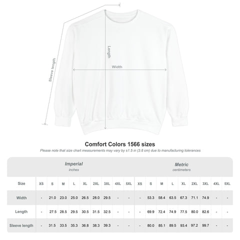 Go Team 00 Sweatshirt Comfort Colors 1566 Sweatshirt