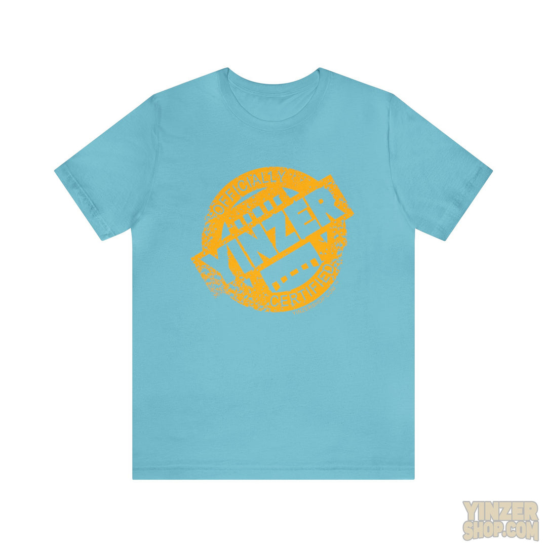 Certified Yinzer™ Unisex Jersey Short Sleeve Tee T-Shirt Printify Turquoise S 