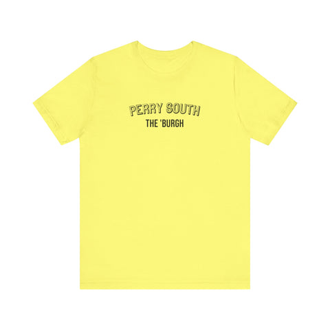 Perry South - The Burgh Neighborhood Series - Unisex Jersey Short Sleeve Tee T-Shirt Printify Yellow S 