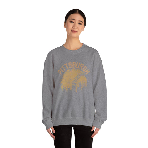 Pittsburgh Baseball Skyline - Heavy Blend™ Crewneck Sweatshirt