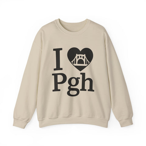 I Love PGH - Heavy Blend™ Crewneck Sweatshirt