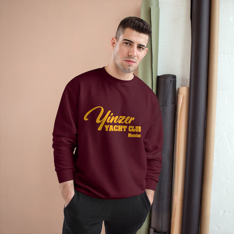 Yinzer Yacht Club Member - Champion Sweatshirt Sweatshirt Printify