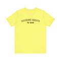 Duquesne Heights  - The Burgh Neighborhood Series - Unisex Jersey Short Sleeve Tee T-Shirt Printify Yellow S 