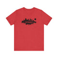 Pittsburgh Splash Skyline T-Shirt  - Unisex bella+canvas 3001 T-Shirt Printify Heather Red S 