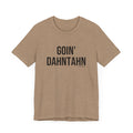 Pittsburgh Goin' Dahntahn Short Sleeve T-Shirt T-Shirt Printify Heather Tan S